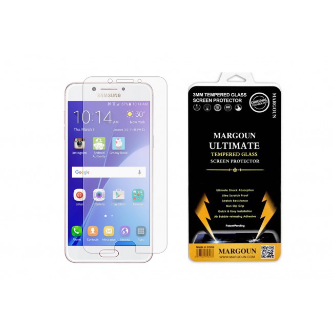 Margoun Tempered Glass Screen Protector for Samsung Galaxy C5 Pro 2017
