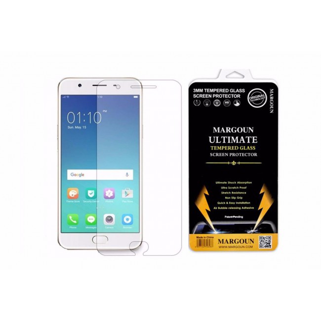 Margoun Tempered Glass Screen Protector Compatible with Oppo F3 Plus