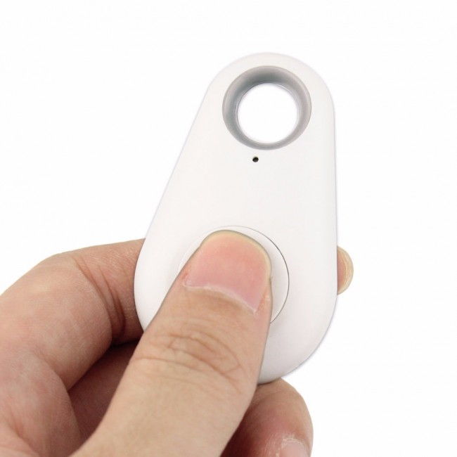 Bluetooth Anti Lost Theft Device Key Finder - White