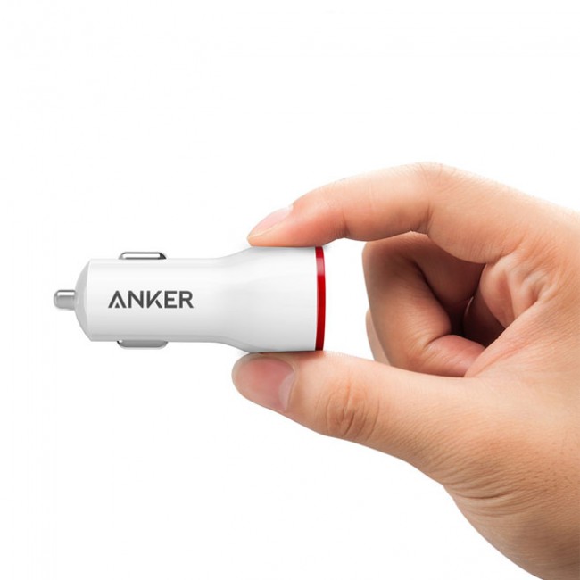 Anker PowerDrive Plus1 Universal Car Charger with Quick Charge - White