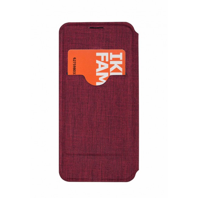 G-case Premium Nylon Flip Wallet Case for Samsung Galaxy S8 in Red