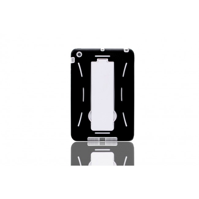 Slim Tough Cover Case with Built-In Stand for Apple iPad Mini in Black
