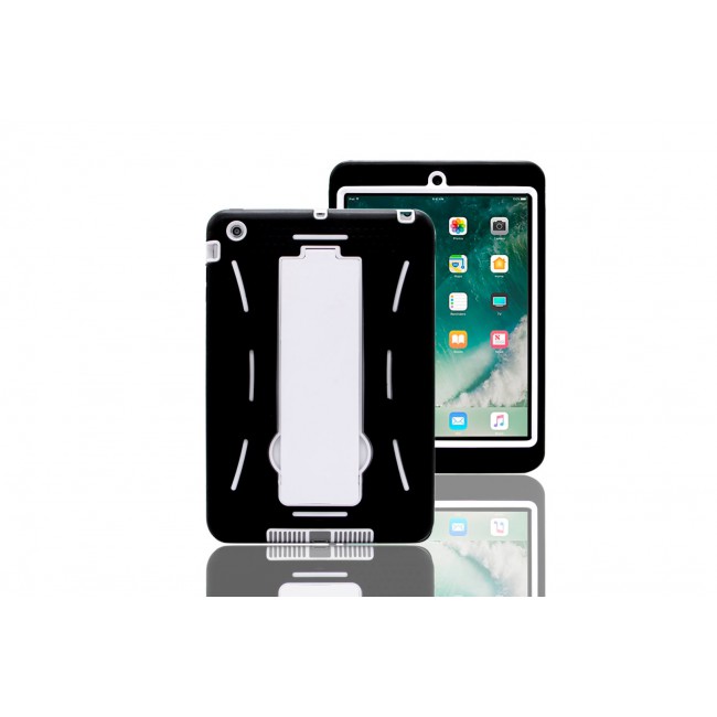 Slim Tough Cover Case with Built-In Stand for Apple iPad Mini in Black