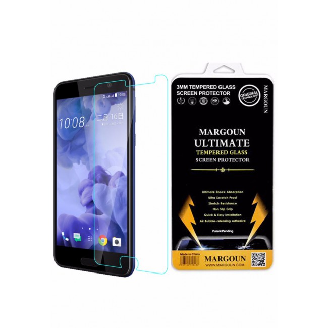 Margoun Tempered Glass Screen Protector for HTC U11
