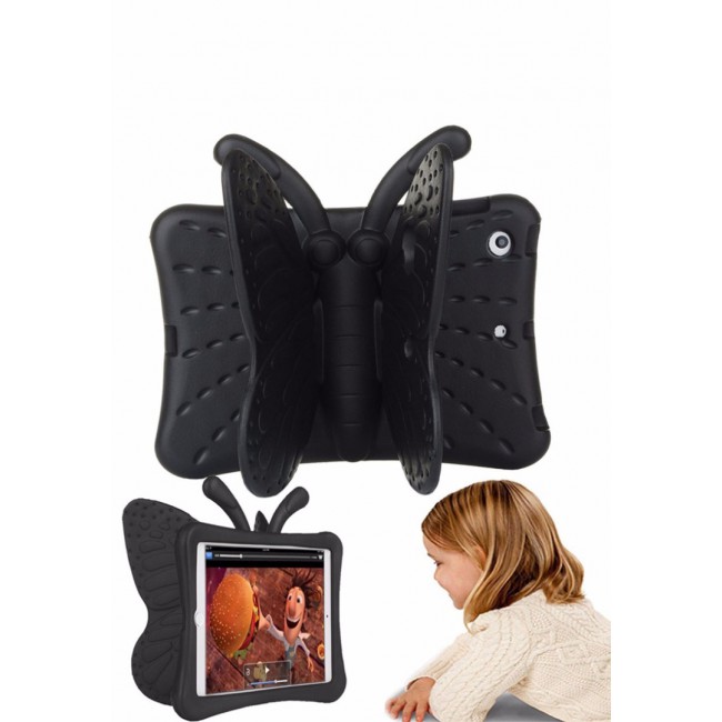 Margoun Butterfly Design Shockproof Case Cover for iPad Mini 1 2 3, Black