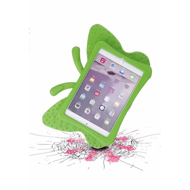 Margoun Butterfly Design Shockproof Case Cover for iPad Mini 1 2 3, Green