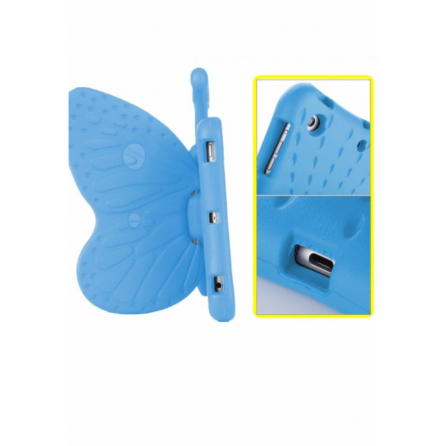 Margoun Butterfly Design Shockproof Case Cover for iPad Mini 1 2 3, Blue