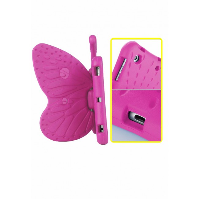Margoun Butterfly Design Shockproof Case Cover for iPad Mini 1 2 3, Pink