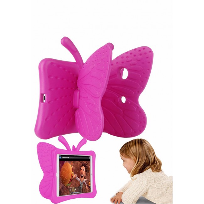 Margoun Butterfly Design Shockproof Case Cover for iPad Mini 1 2 3, Pink