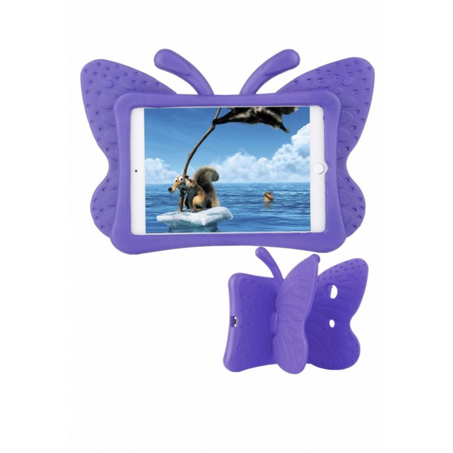 Margoun Butterfly Design Shockproof Case Cover for iPad Mini 1 2 3, Purple