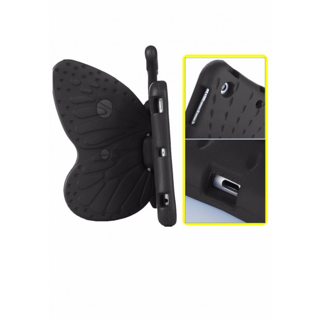 Margoun Butterfly Design Shockproof Case Cover for iPad Mini 4, Black