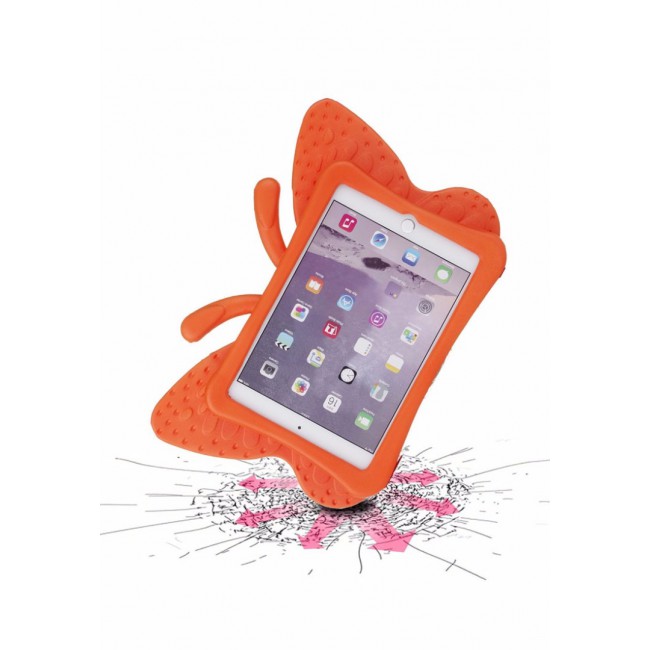 Margoun Butterfly Design Shockproof Case Cover for iPad Air 9.7 in Orange