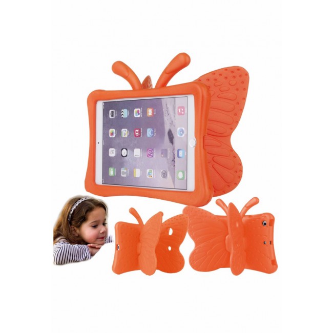 Margoun Butterfly Design Shockproof Case Cover for iPad Air 9.7 in Orange