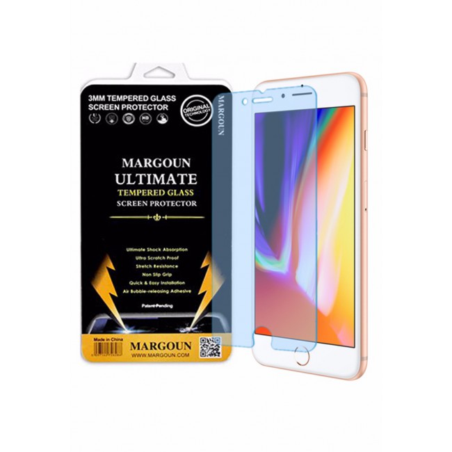 Margoun Tempered Glass Screen Protector for Apple iPhone 8