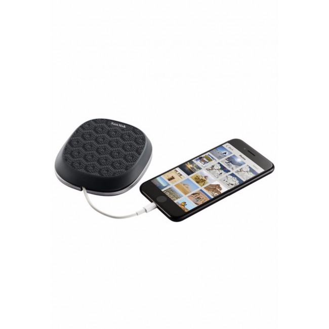 SanDisk 256GB iXpand Base for iPhone Charging and Backup - Silver