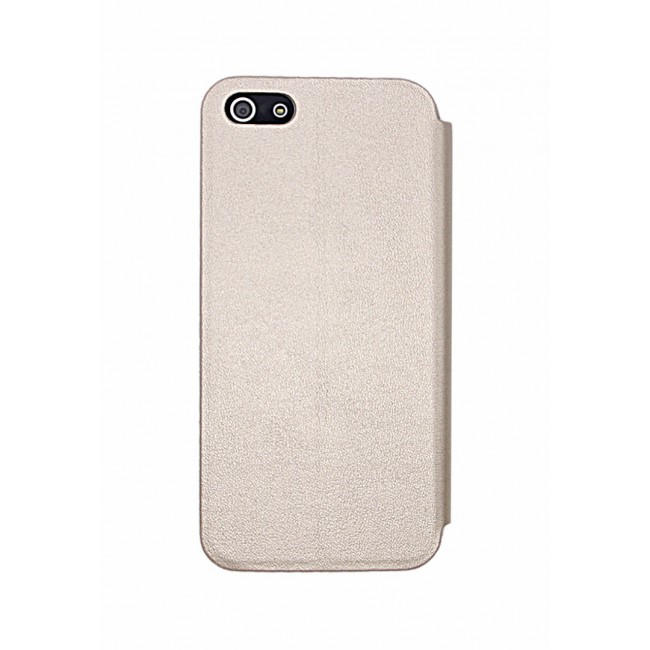 X-Level FIB Color Leather Flip Case Cover Stand with Back Cover for iPhone 4 - Gold