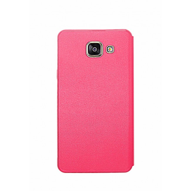 X-Level FIB Color Leather Flip Case Cover Stand with Back Cover for Samsung Galaxy A5 2017 - Rose Red