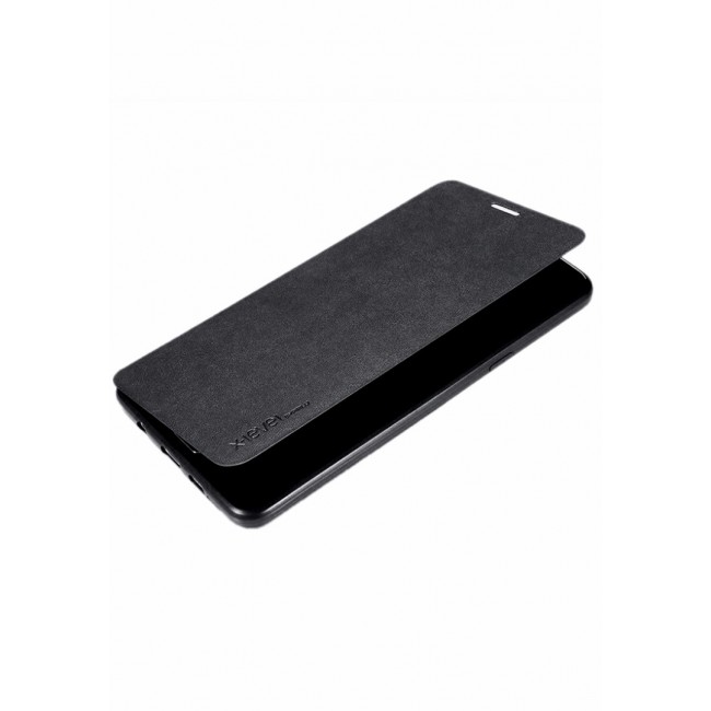 X-Level FIB Color Leather Flip Case Cover for Samsung Galaxy Note 8 - Black