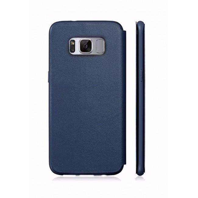 X-Level FIB Color Leather Flip Case Cover for Samsung Galaxy S8 - Blue