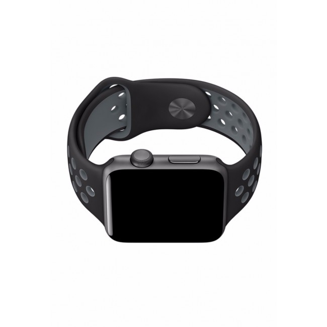 Lemfo LF07 Smart Watch with Sports Plus Silicone Strap Black Frame - Black/Grey