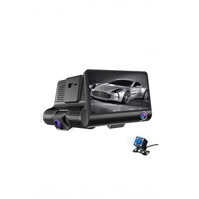 WDR Full HD 1080P Car DVR Camera - Black
