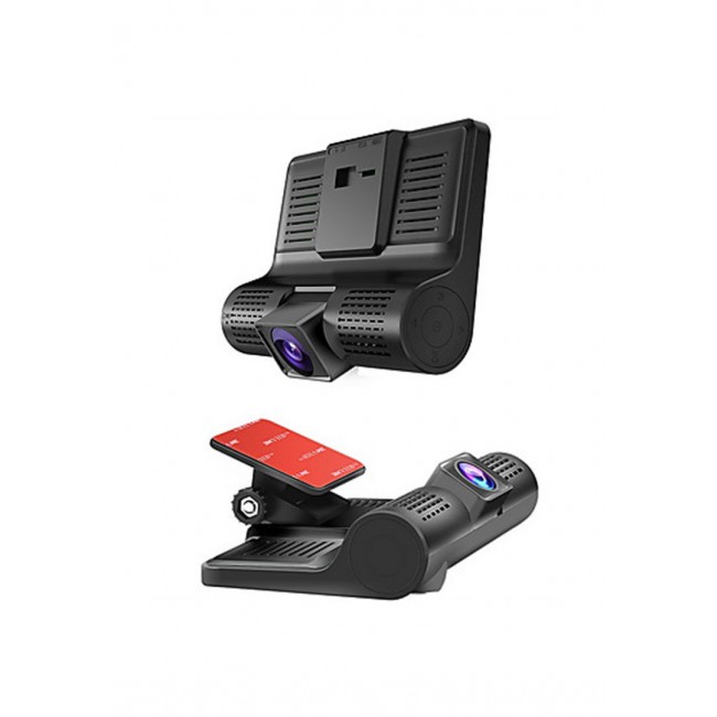 WDR Full HD 1080P Car DVR Camera - Black