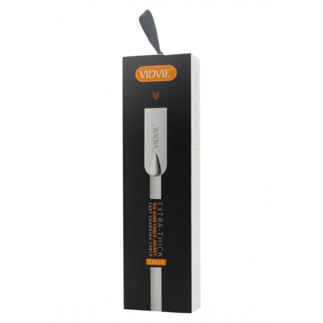 Vidvie CB418 Fast Charging Lightning Cable - White