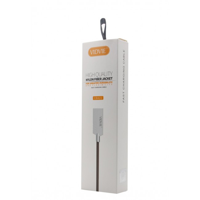 Vidvie CB421 Fast Charging Micro USB Cable - Silver