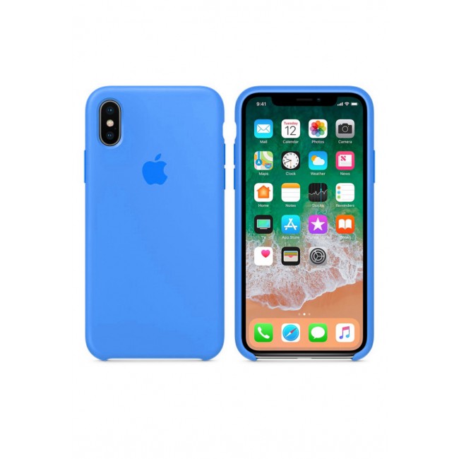 Margoun Silicone Case Cover for Apple iPhone X - Blue