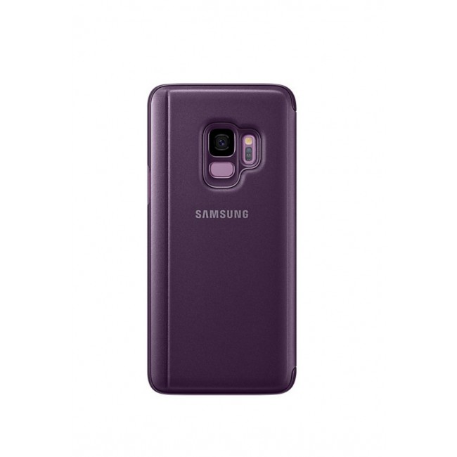 Official Samsung Galaxy S9 Clear View Standing Cover Case - Violet