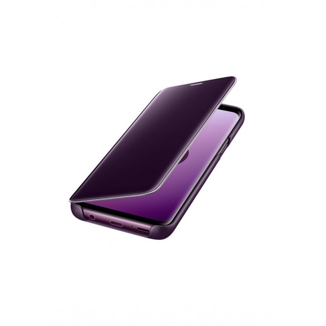 Official Samsung Galaxy S9 Clear View Standing Cover Case - Violet
