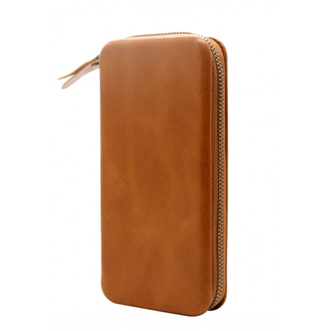 Margoun Zip-Around Case for Apple iPhone 4.7 Inches Smartphones - Brown