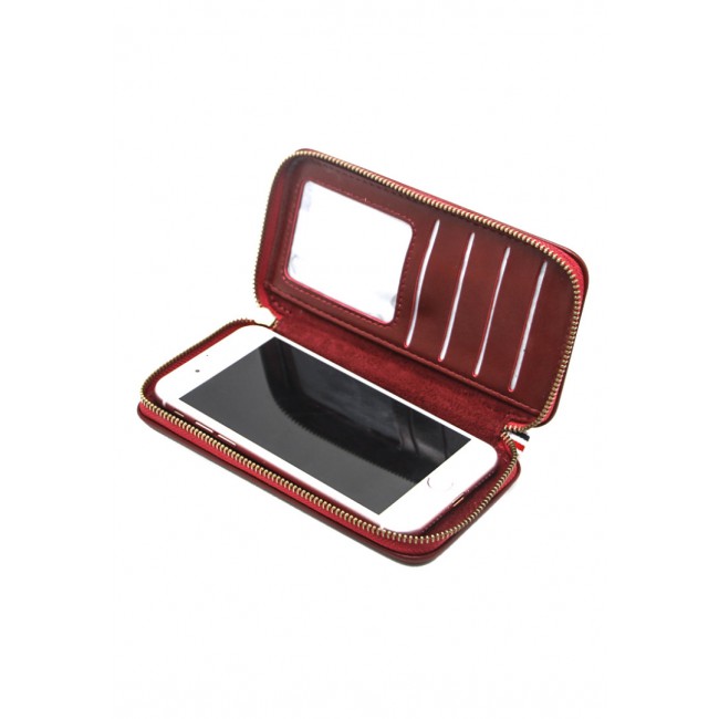 Margoun Zip-Around Case for Apple iPhone 4.7 Inches Smartphones - Red