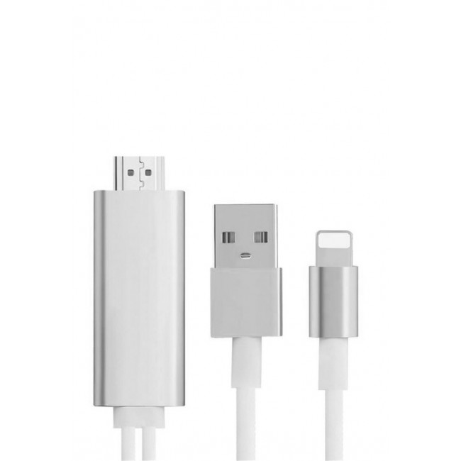 Margoun 1080P Lightning to HDMI AV Cable Adapter STK01 - Silver