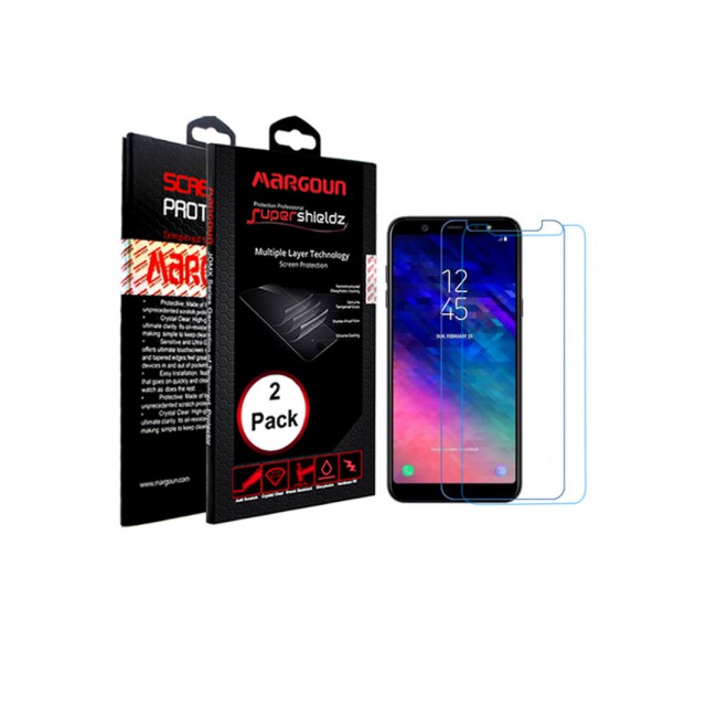 Margoun 2-Pack Screen Protector for Samsung Galaxy A6 Plus 2018 