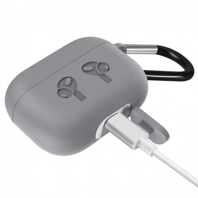 Airpods Pro Silicone Case Cover with Carabiner - Margoun
