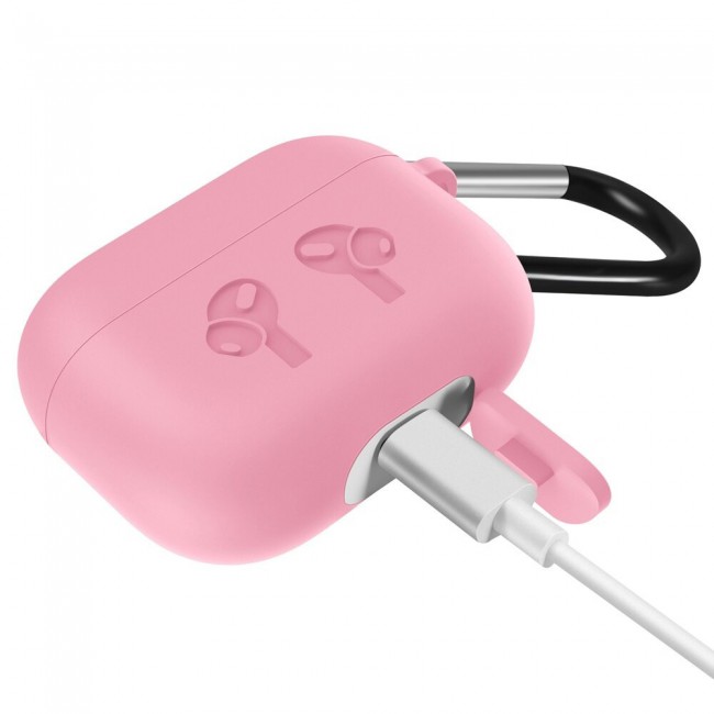 Airpods Pro Silicone Case Cover with Carabiner - Margoun