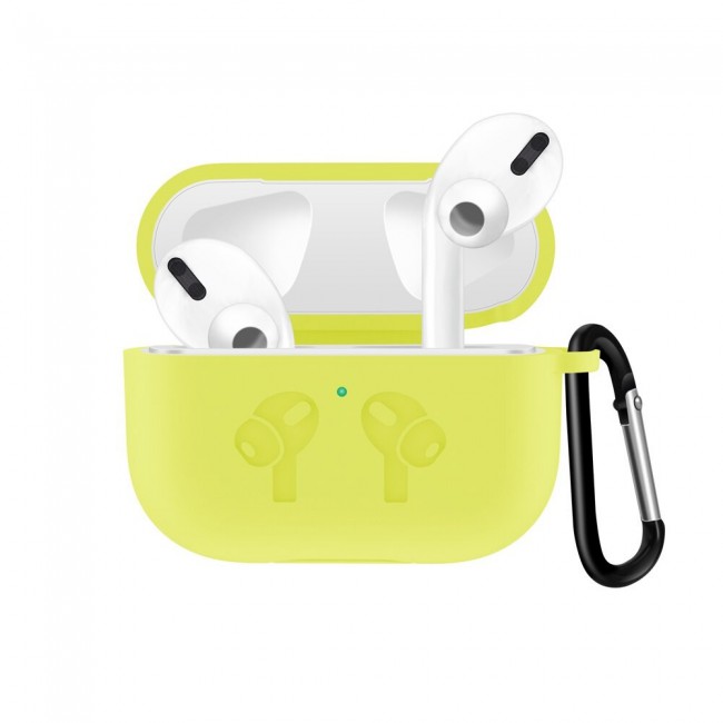 Airpods Pro Silicone Case Cover with Carabiner - Margoun
