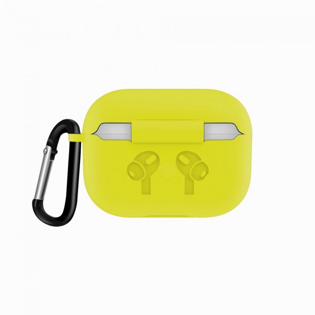 Airpods Pro Silicone Case Cover with Carabiner - Margoun