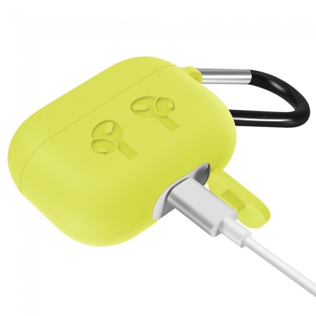Airpods Pro Silicone Case Cover with Carabiner - Margoun