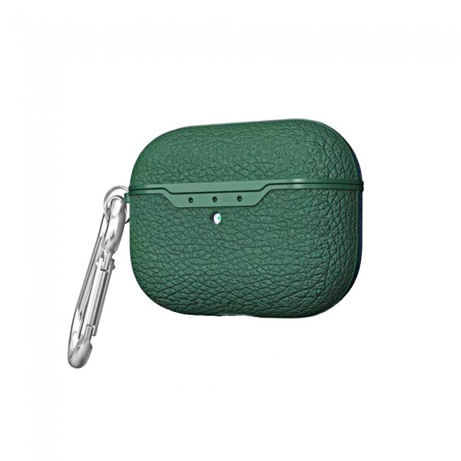 Airpods Pro Leather Case Cover with Carabiner Margoun