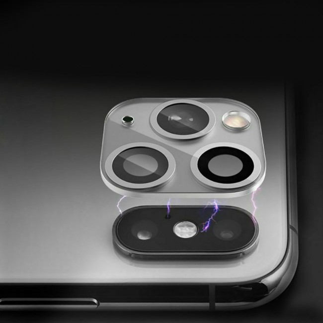 IPhone X Change to iPhone 11 Pro Camera Metal Glass Lens Cover - Black , Gold , Silver , Green