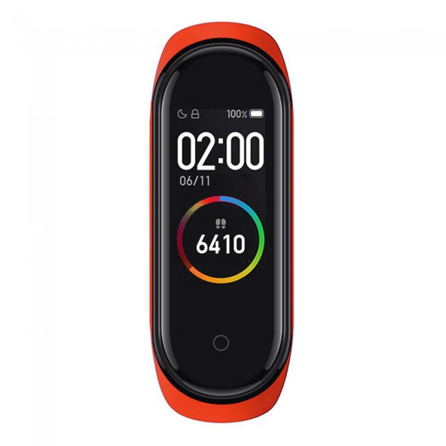 M4 Fitness Tracker Smart Bracelet with Heart Rate Monitor - Black , Grey , Red , Peach