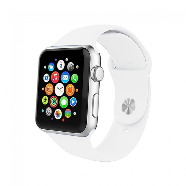 Margoun 3-Pack Silicone Apple Watch Replacement band 42-44-45mm – Blue White Melon