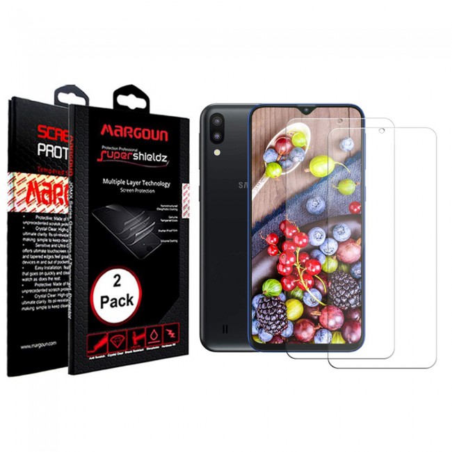 Margoun 2-Pack Tempered Glass Screen Protector for Samsung Galaxy M10