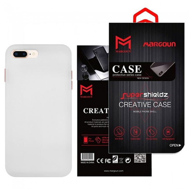 Margoun Anti-Shock TPU Case Cover for Apple iphone 8 Plus (5.5 inch) - Black , White , Red , Blue , Green