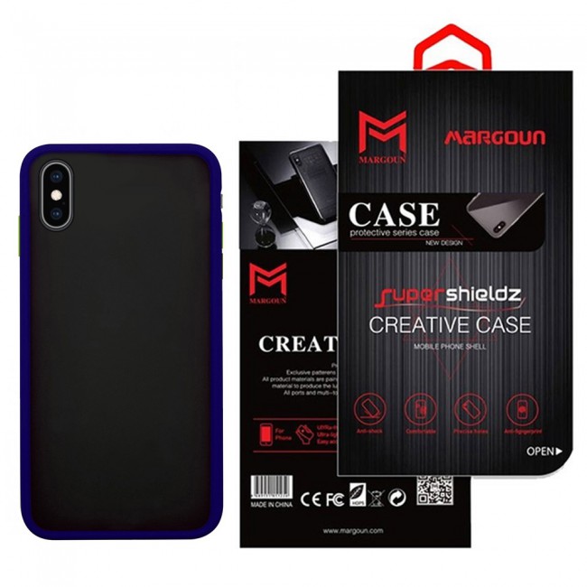 Margoun Anti-Shock TPU Case Cover for Apple iphone XS Max (6.5 inch) - Black , White , Red , Blue , Green