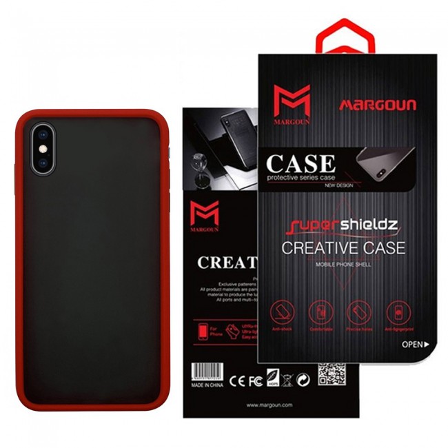 Margoun Anti-Shock TPU Case Cover for Apple iphone XS Max (6.5 inch) - Black , White , Red , Blue , Green