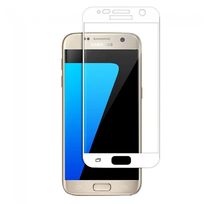 Margoun Grand Shieldz 3D Curved Screen Protector for Samsung Galaxy S7 - White , Gold , Blue