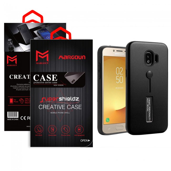 Margoun I Want Personality Not Trivial Strap Case Cover with Kickstand for Samsung Galaxy J2 Pro – Black , Dark Blue , Red , Gold